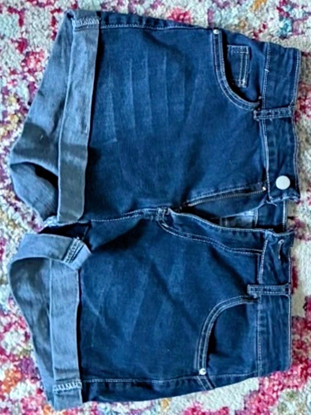 Women's Denim Overalls in Blue Like New
